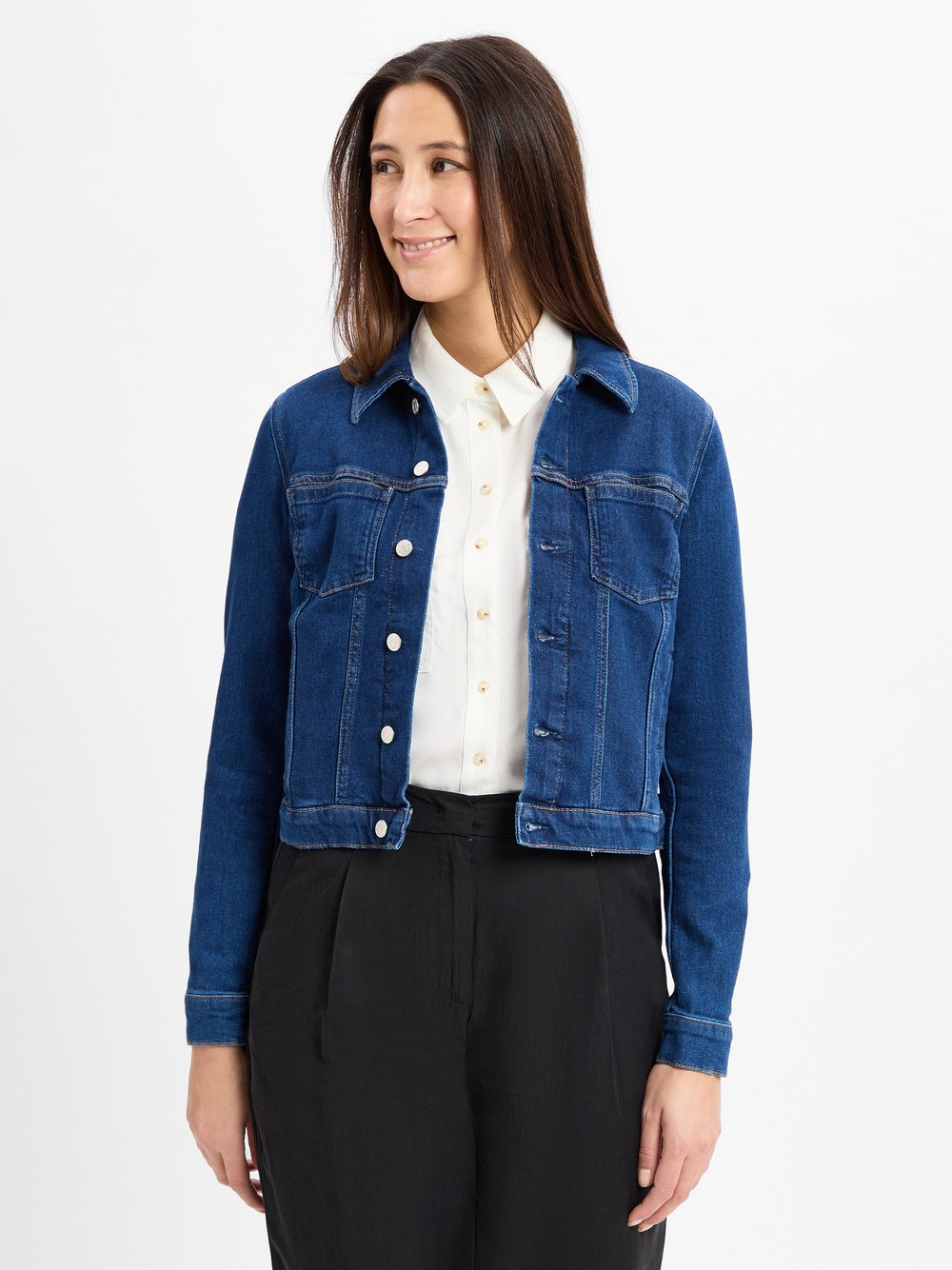 Marc O'Polo Denim Kurtka dżinsowa Kobiety Bawełna niebieski, S