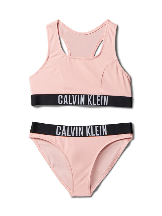 Calvin Klein Swimwear Strój kąpielowy KY0KY00091 Różowy