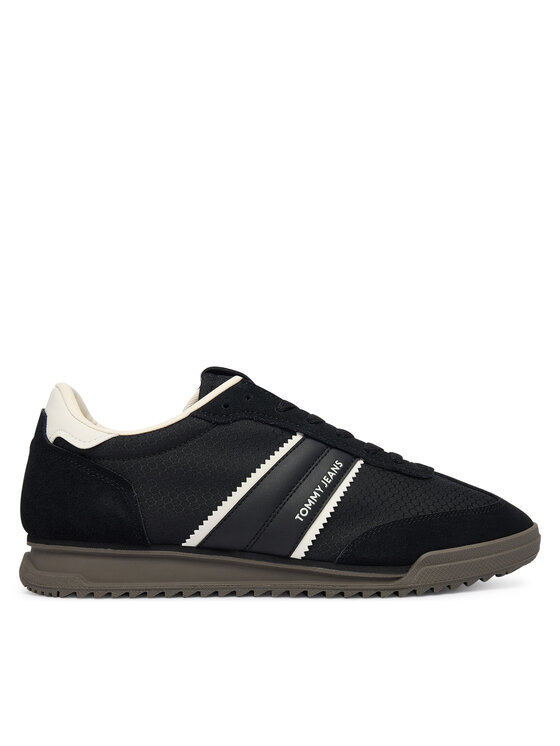 Tommy Jeans Sneakersy Tjm Retro Runner Cleated Winter EM0EM01664 Czarny