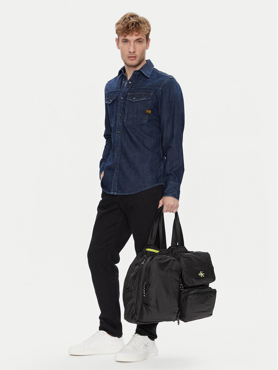 Calvin Klein Torba weekendowa Tech Utility Tote LV04G3148G Czarny