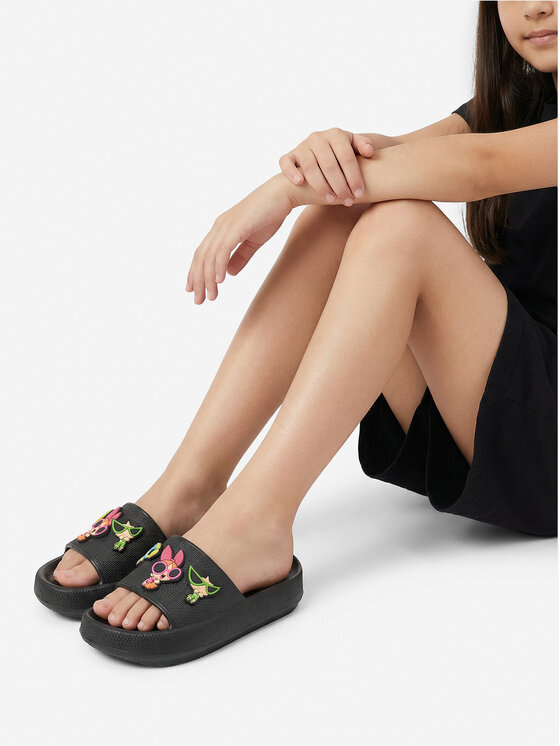 Powerpuff Girls Klapki CEO-CP90-SS26-323WBPPG Czarny