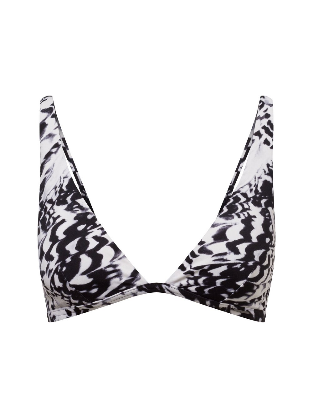 Calvin Klein Damski stanik bikini - usztywniany Kobiety Sztuczne włókno czarny|biały, M