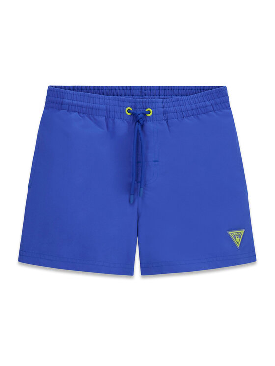 Guess Szorty kąpielowe L6GZ03 WG282 Niebieski Regular Fit