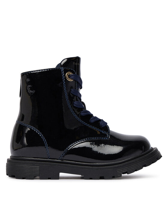 Tommy Hilfiger Trzewiki Lace-Up Bootie T1A5-34005-1237 M Granatowy