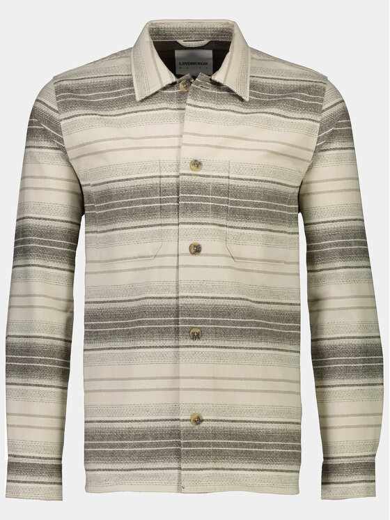 Lindbergh Koszula 30-305277 Beżowy Relaxed Fit