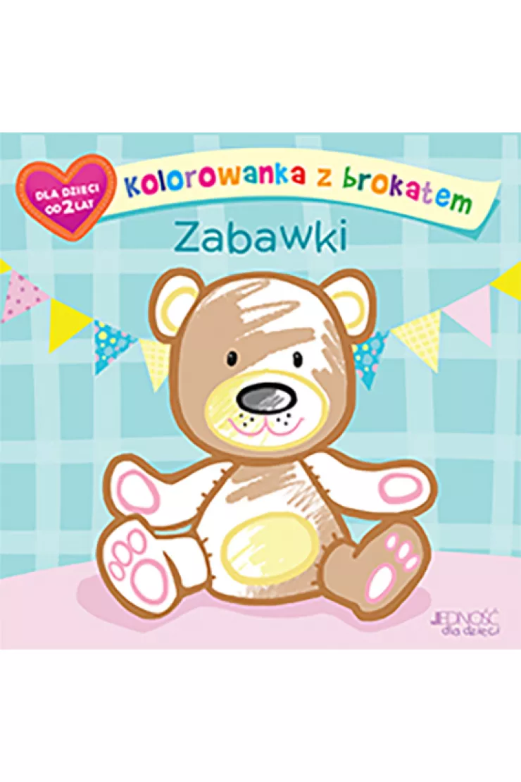Kolorowanka z brokatem zabawki