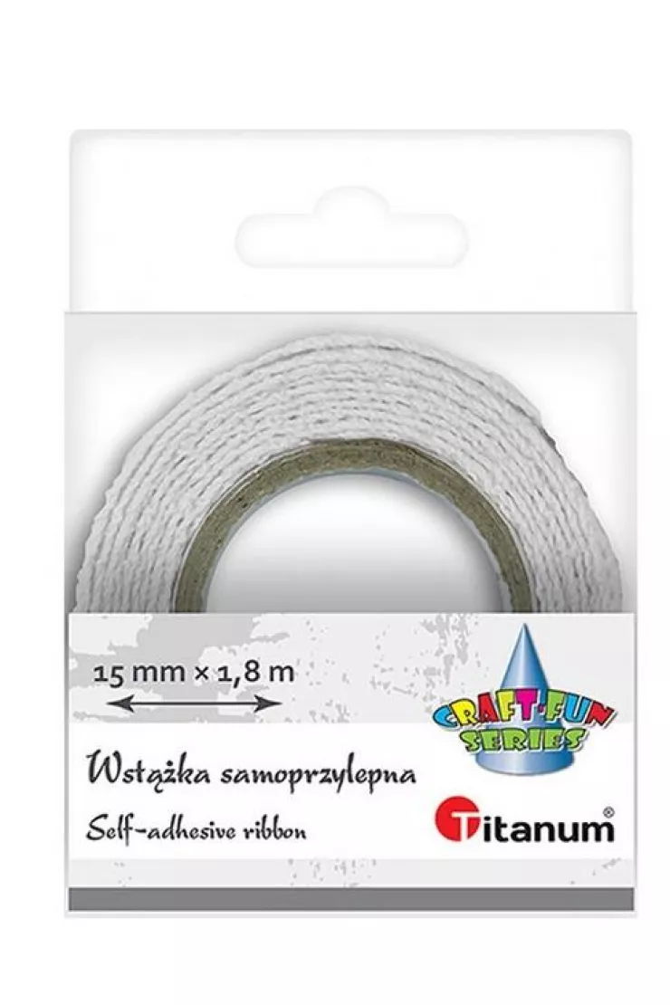 Wstążka bawełniana koronka biała