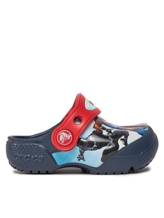 Crocs Klapki Fl Avengers Patch Clog T Clog 207068 Granatowy