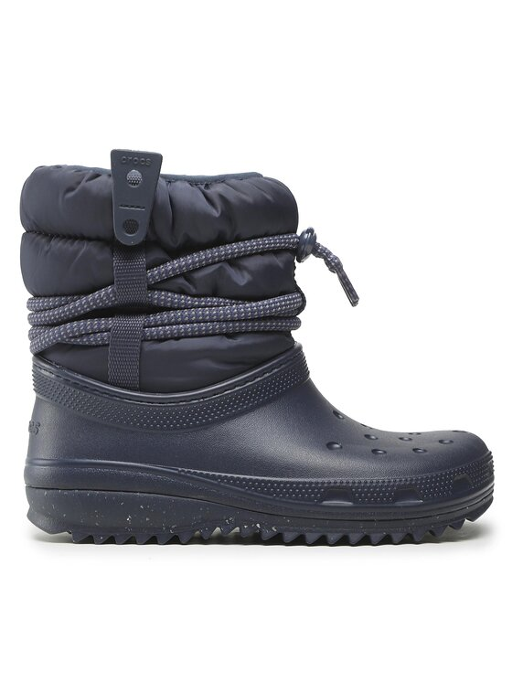 Crocs Śniegowce Classic Neo Puff Luxe Boot 207312 Granatowy