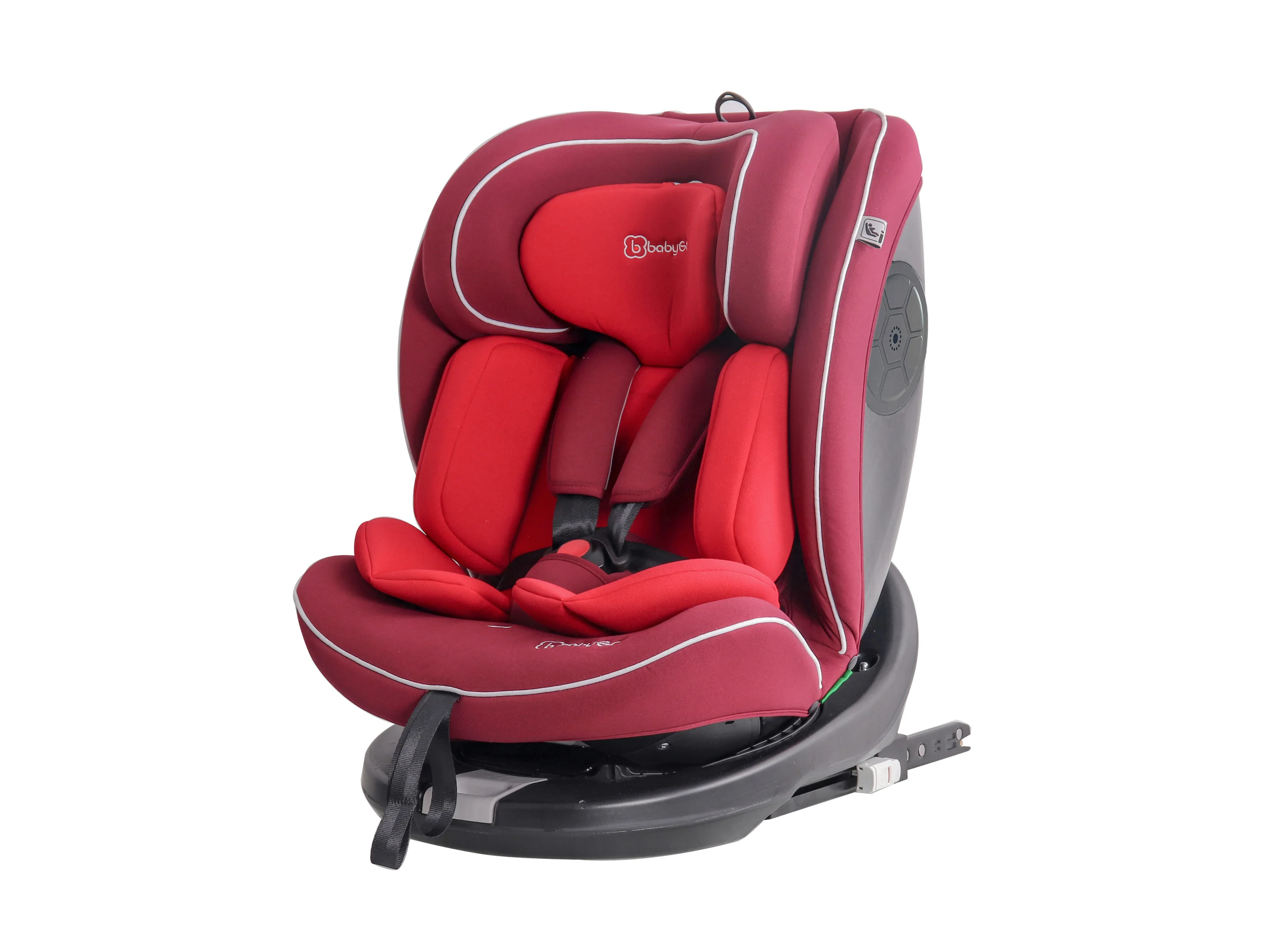 BabyGO Fotelik samochodowy "Nova  360°Rotation" (Czerwony)