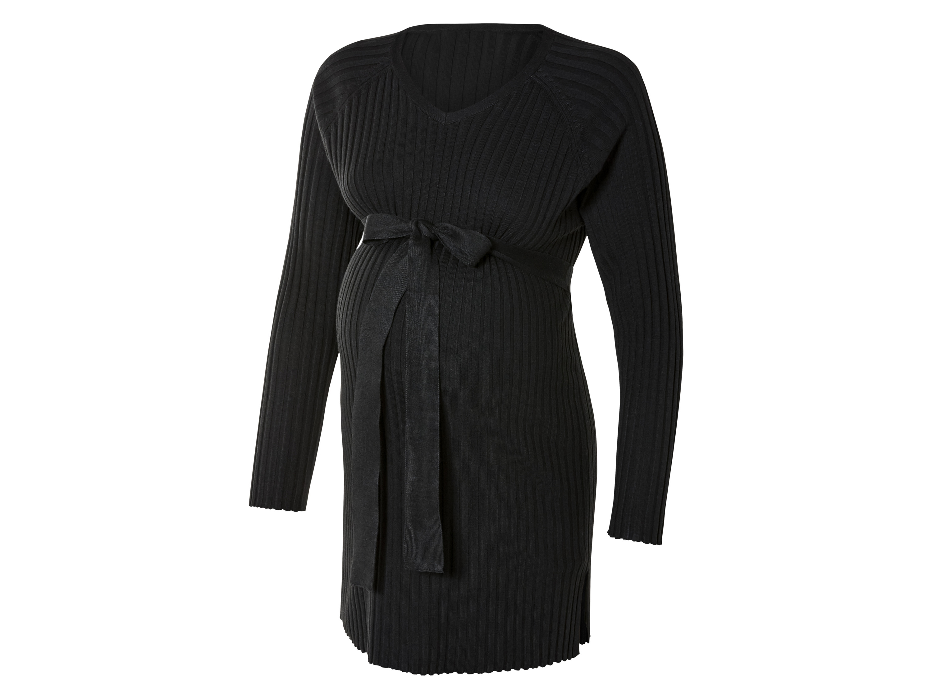 esmara® Sweter sukienka ciążowa damska (Czarny, XL(48/50))