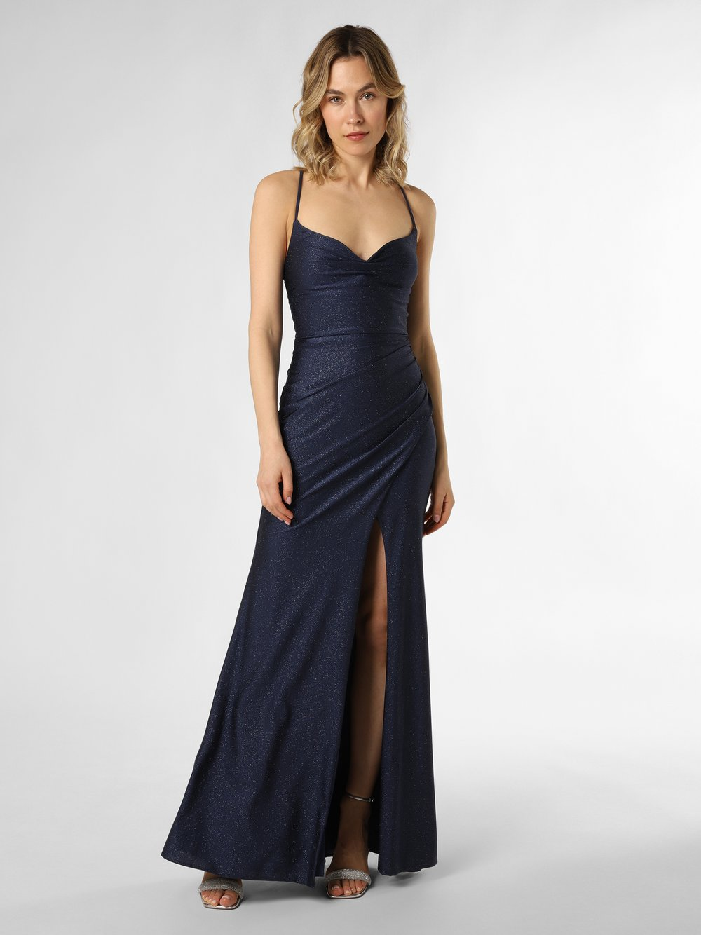 Luxuar Fashion Damska sukienka wieczorowa Kobiety niebieski, 38