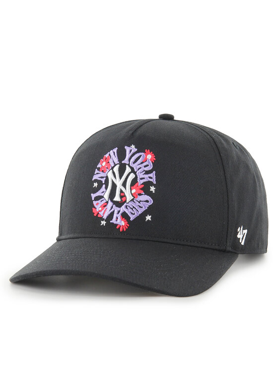 47 Brand Czapka z daszkiem New York Yankees MLB Flora Hitch B-FLRAH17HTP Czarny