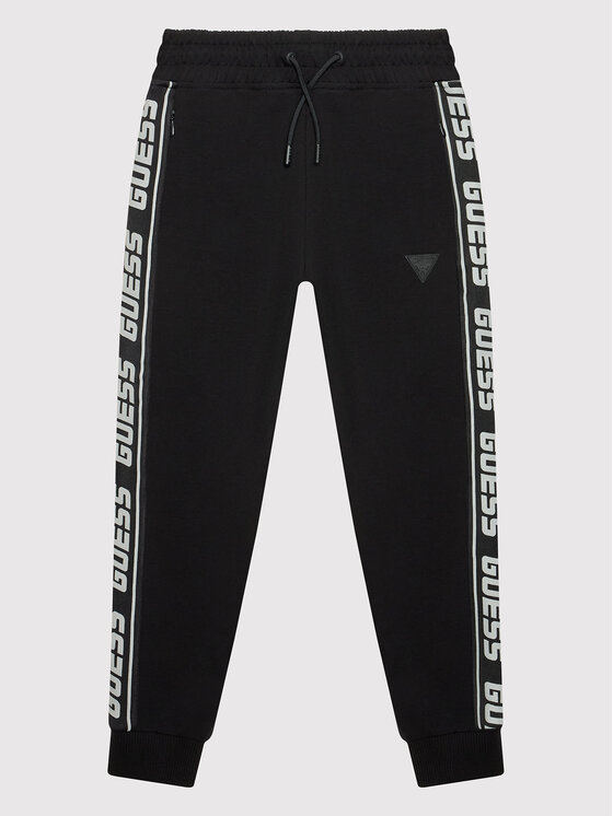 Guess Spodnie dresowe L2YQ48 K6ZS1 Czarny Regular Fit