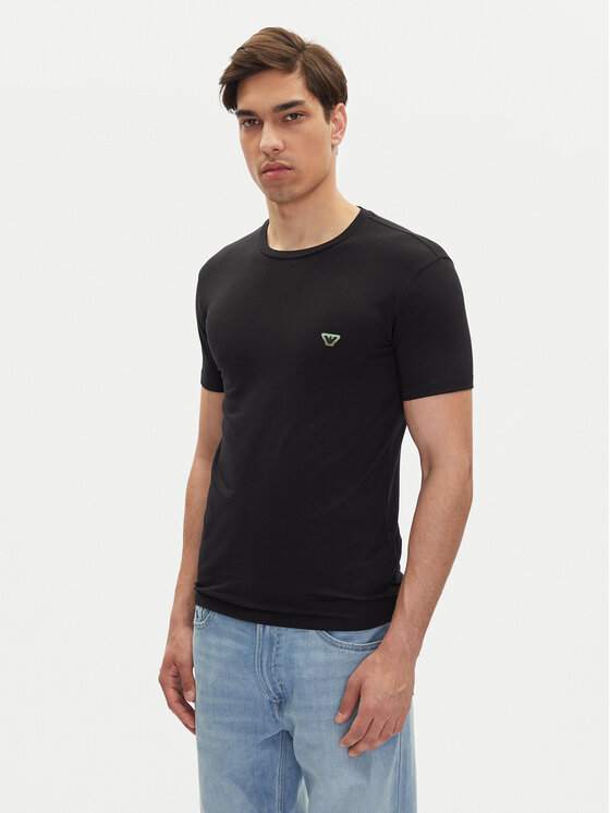 Emporio Armani Underwear T-Shirt EM000379 AF10784 UC001 Czarny Slim Fit
