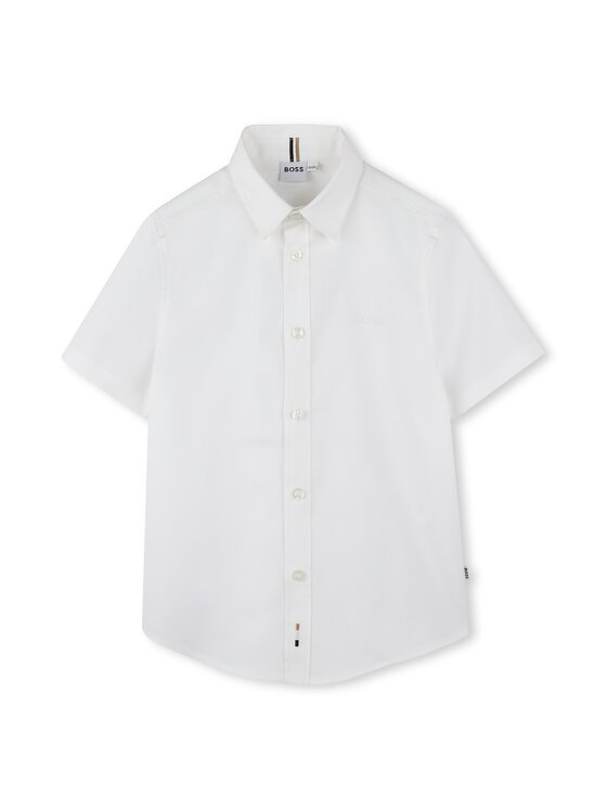 BOSS Koszula J52001 D Biały Regular Fit