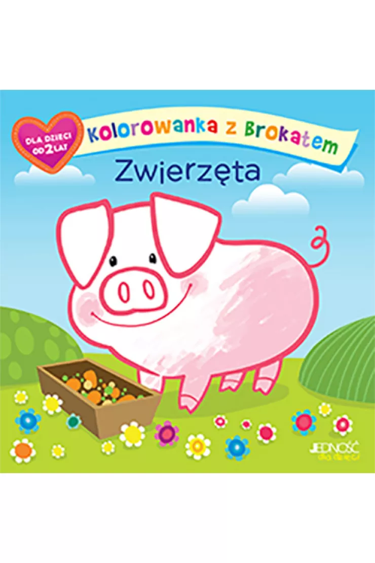 Kolorowanka z brokatem. Zwierzęta