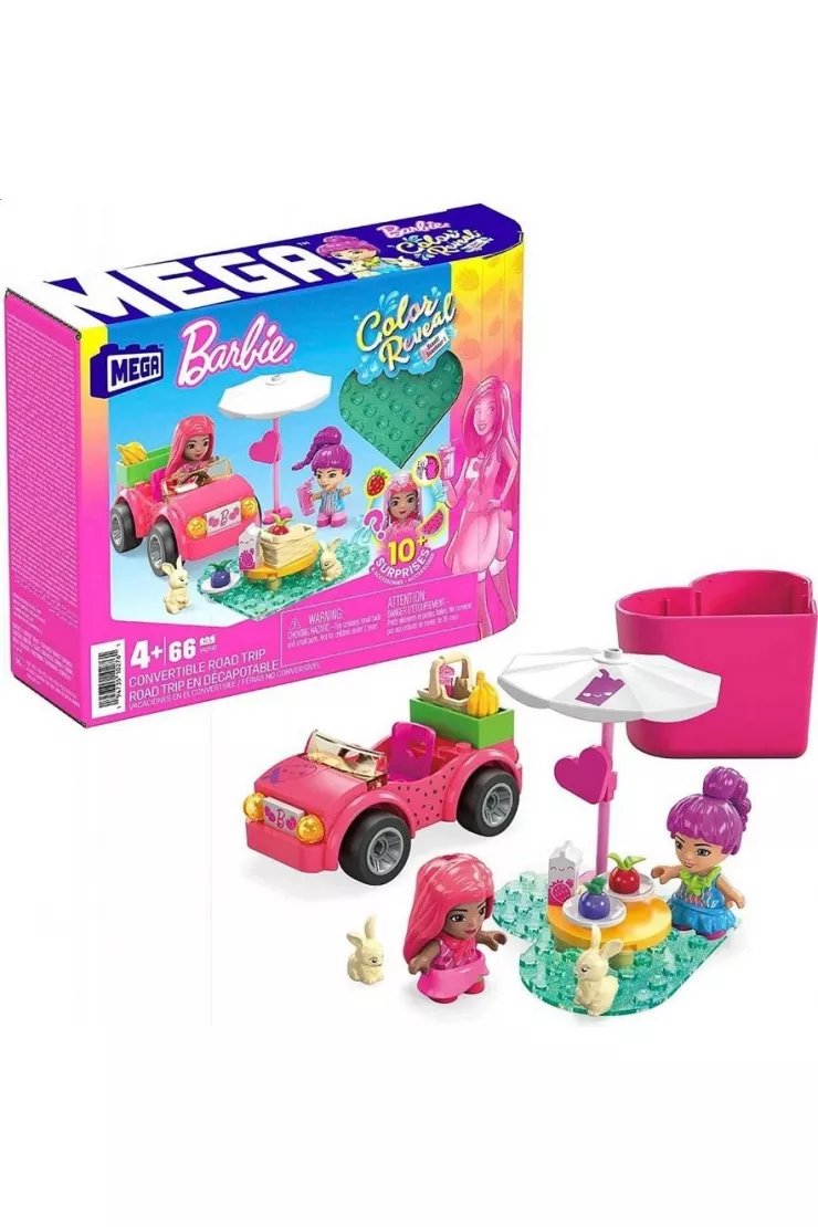  Barbie Mega Klocki Kabriolecik - wesoła wycieczka