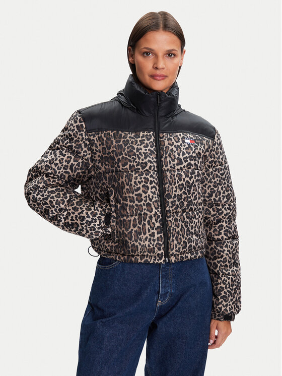 Tommy Jeans Kurtka zimowa DW0DW21967 Brązowy Relaxed Fit