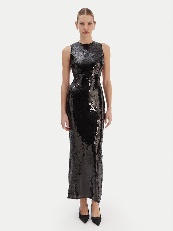 Bardot Sukienka wieczorowa Portia 60159DB Czarny Slim Fit