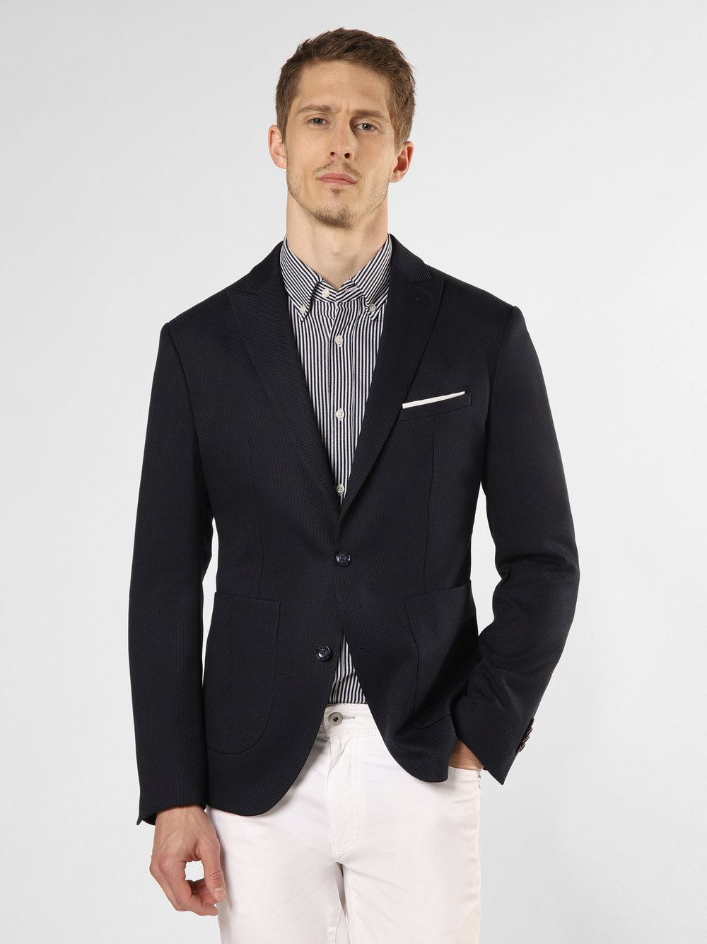 Cinque Marynarka męska Mężczyźni Slim Fit niebieski, 52