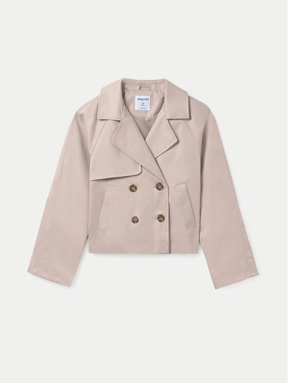 Mayoral Trencz 6410 Beżowy Regular Fit miniaturka