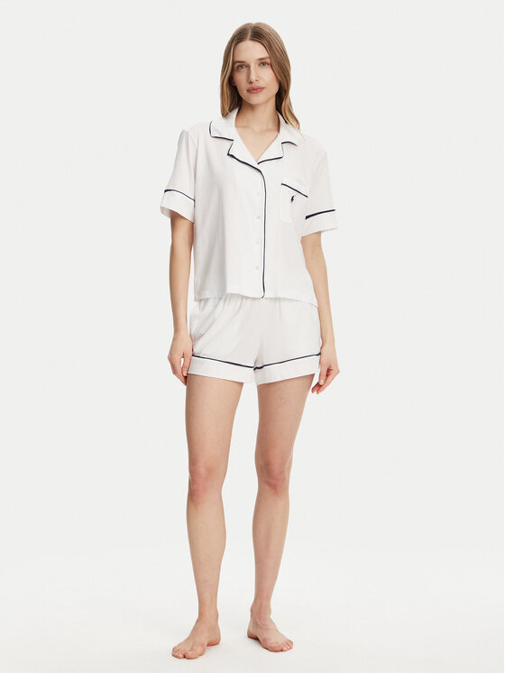 Polo Ralph Lauren Piżama 4P0231 Biały Regular Fit