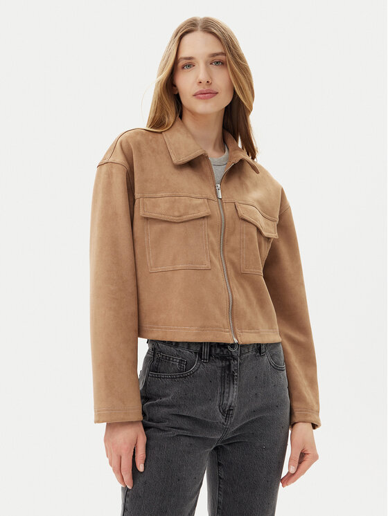 ONLY Kurtka z imitacji skóry Stina 15351260 Brązowy Regular Fit miniaturka