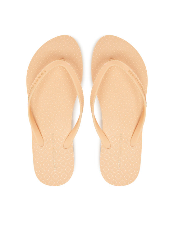 Tommy Hilfiger Japonki Hilfiger Strap Beach Sandal FW0FW08736 Pomarańczowy