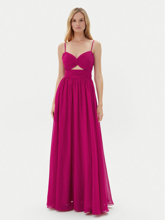 Hey Kyla Sukienka wieczorowa 5AH025HK Różowy Slim Fit