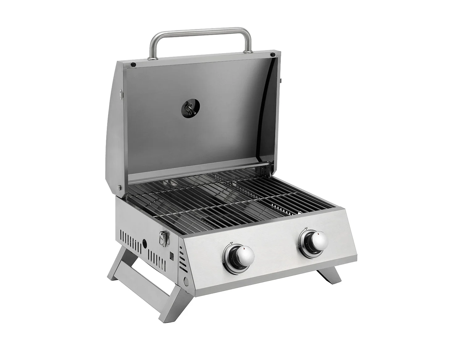 tepro Grill gazowy stołowy Chicago ze stali nierdzewnej, 6,0 kW