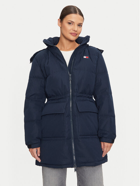 Tommy Jeans Kurtka puchowa Alaska DW0DW18821 Granatowy Regular Fit