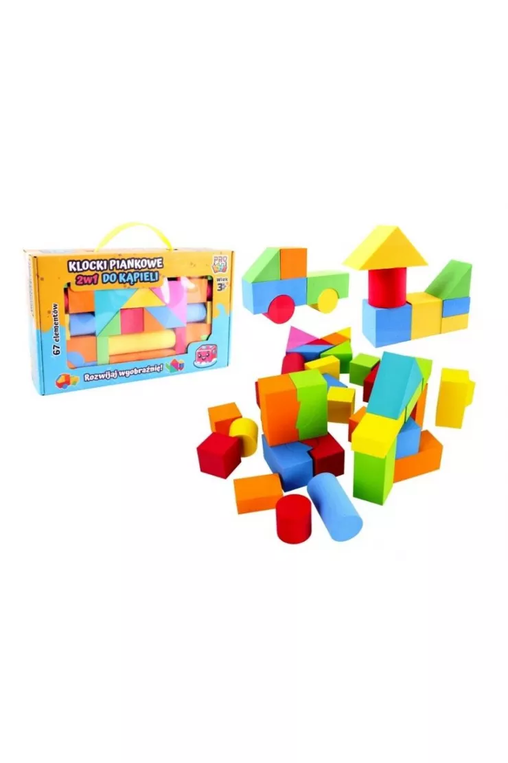  Klocki piankowe 2w1 do kąpieli