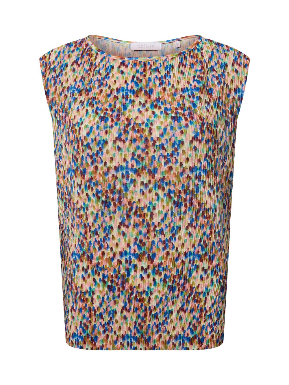 Rich & Royal Top damski Kobiety beżowy|niebieski|brązowy|wielokolorowy, XL