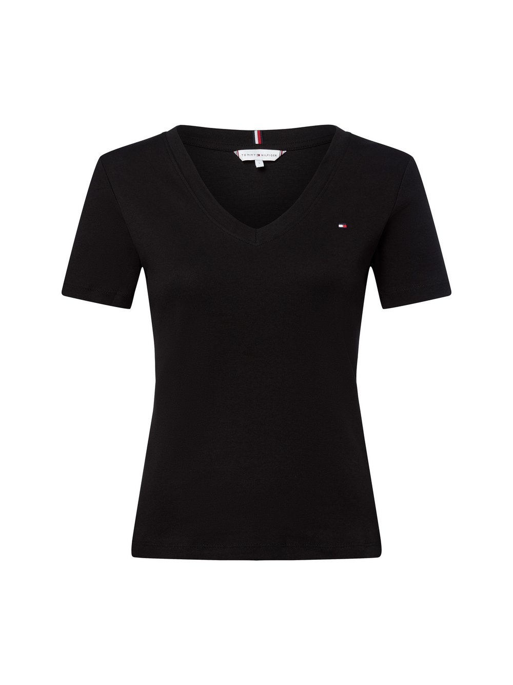 Tommy Hilfiger Koszulka damska Kobiety Bawełna czarny, S