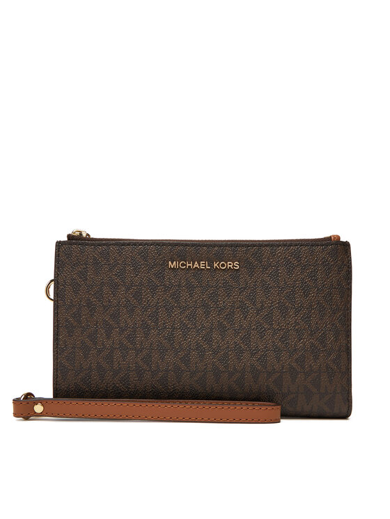 MICHAEL Michael Kors Duży Portfel Damski Jet Set 32F1GJ6W4B Brązowy