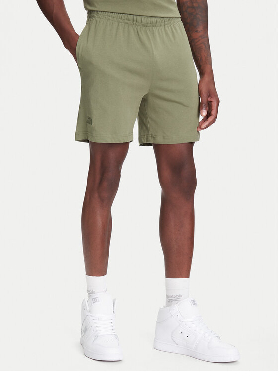 Kappa Szorty sportowe Logo Korpo Cabas 303HZE0 Khaki Regular Fit miniaturka
