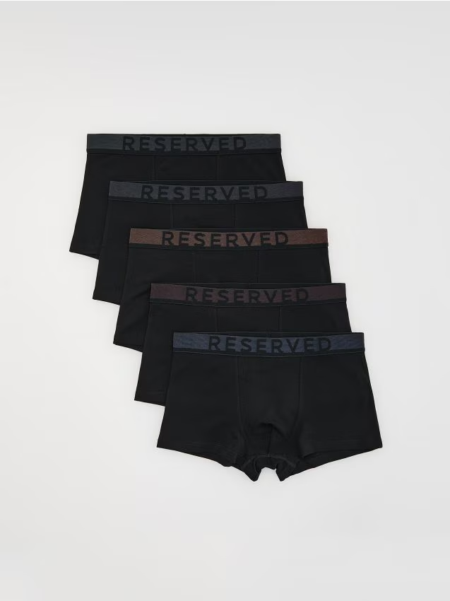 Reserved - 5 pack bokserek Classic - czarny