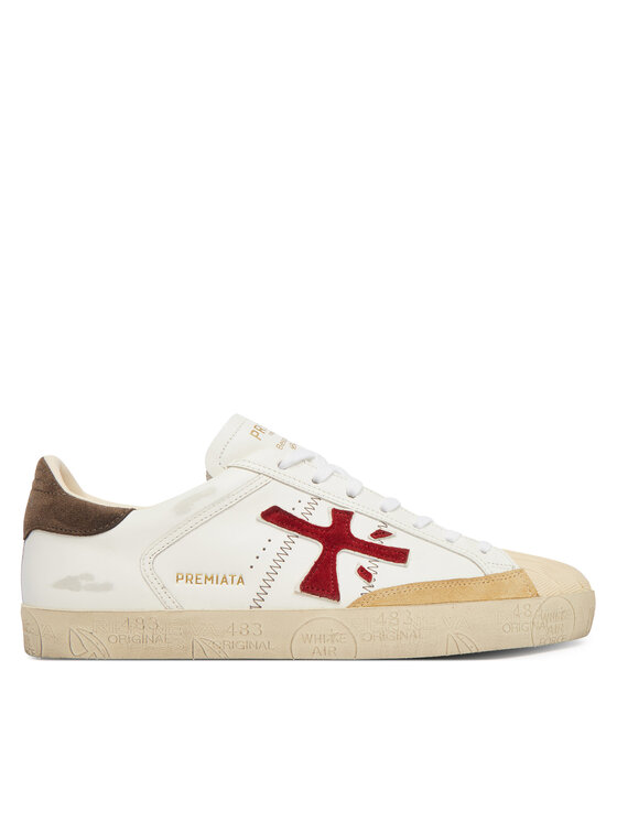 Premiata Sneakersy Steven Var 8044 Biały