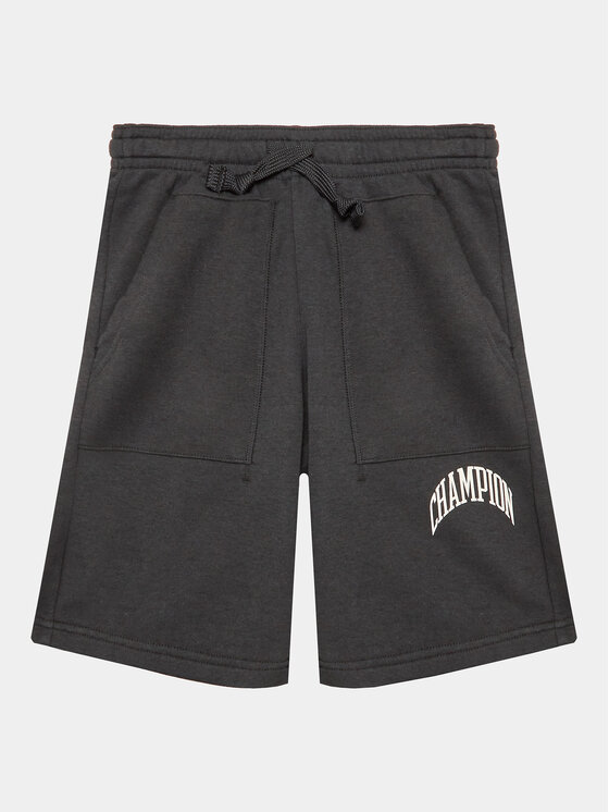 Champion Szorty sportowe 306361 Czarny Regular Fit