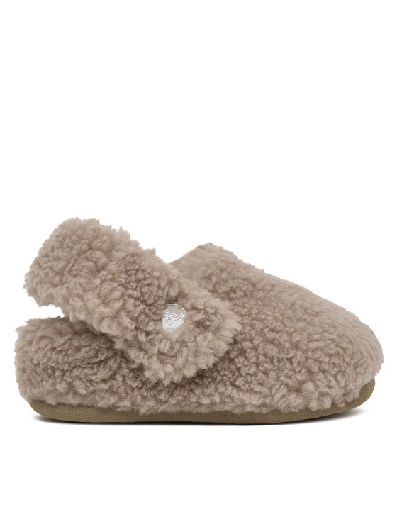 Crocs Kapcie Toddler Classic Cozzzy Slipper 210857 Beżowy