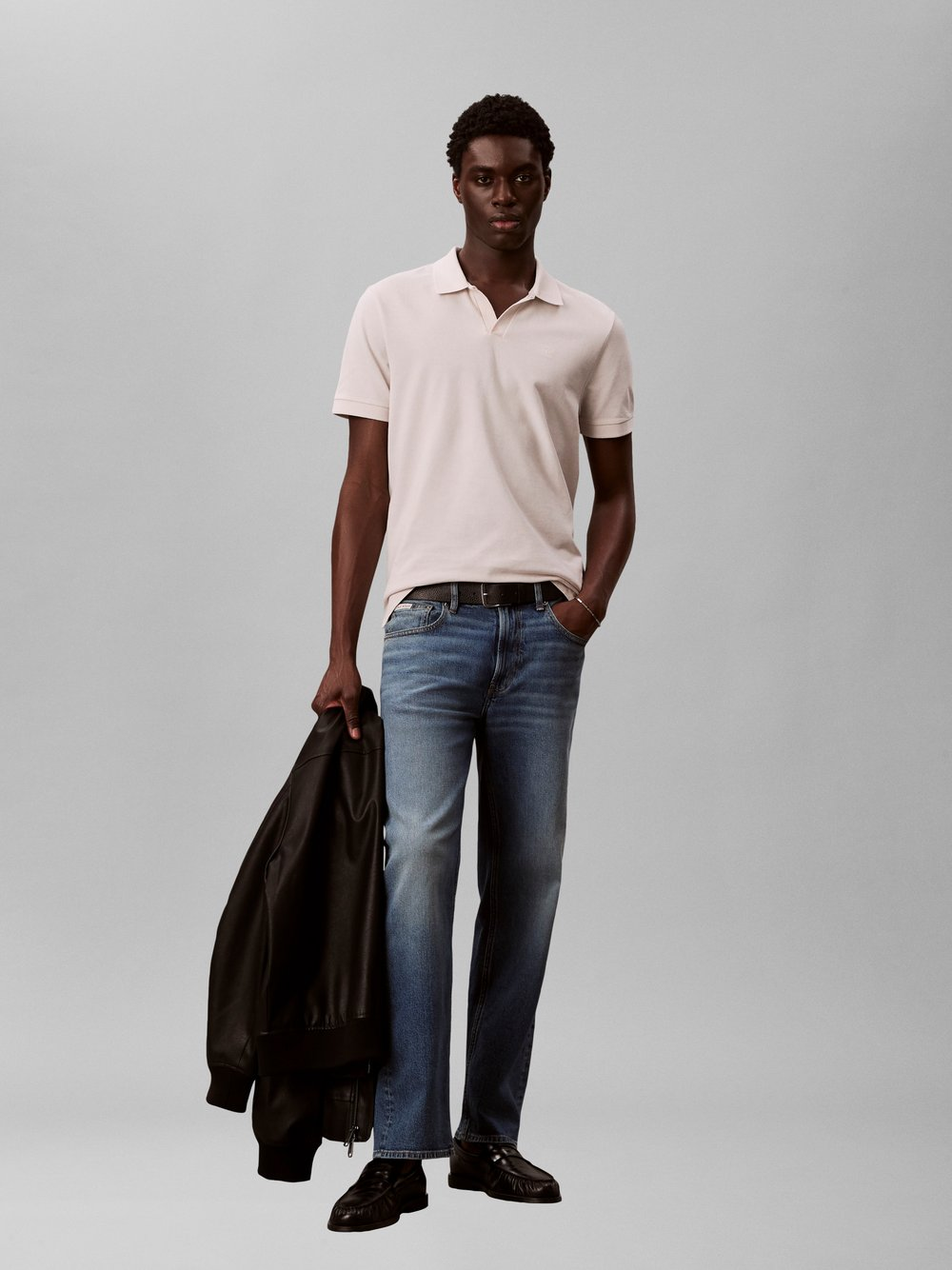 Calvin Klein Jeans Męska koszulka polo Mężczyźni Bawełna beżowy, L