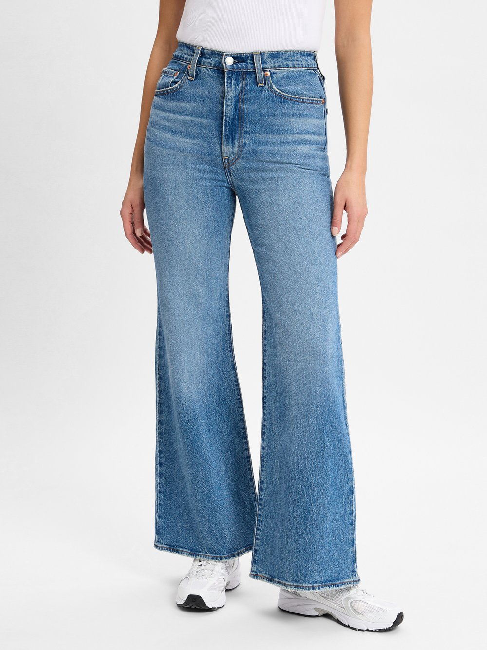 Levi's Dżinsy - Ribcage Bell Kobiety Bawełna niebieski, 28-32