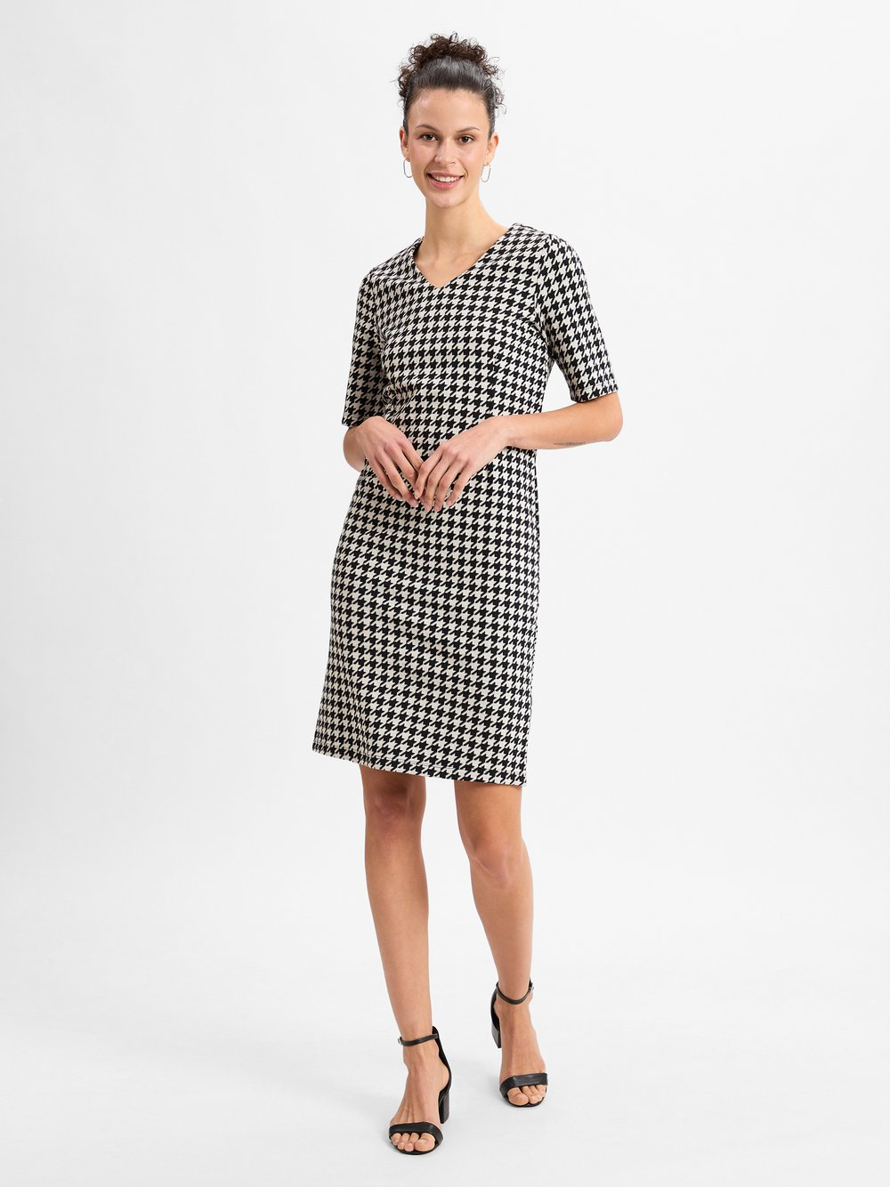 soyaconcept® Damska sukienka casual - SC-IDINA 3 Kobiety Bawełna czarny, XXL