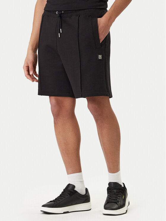 HUGO Szorty sportowe Dimacshort 50562844 Czarny Regular Fit
