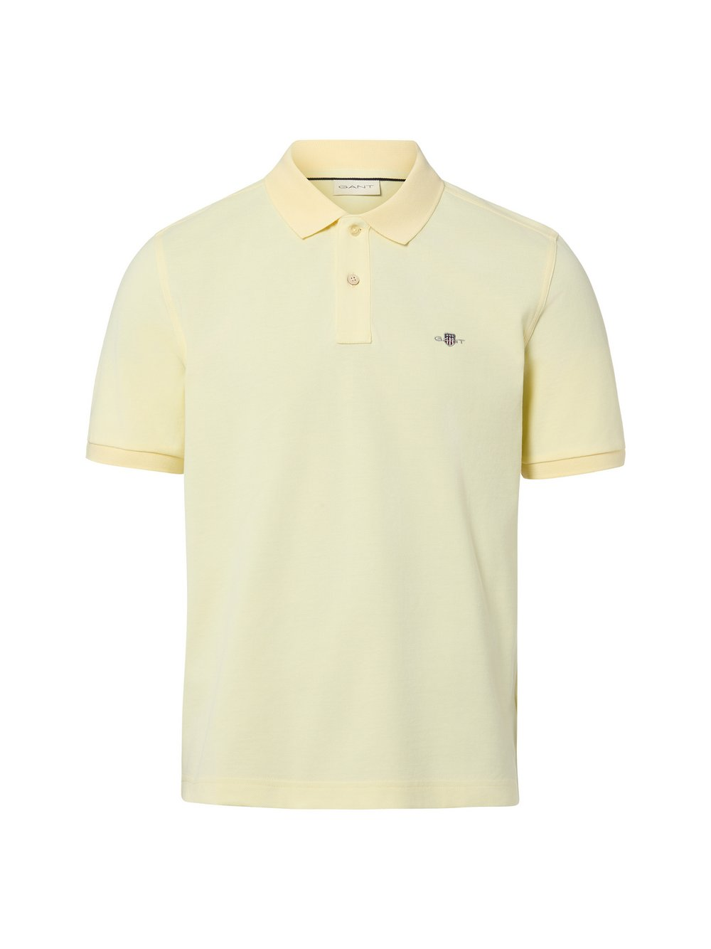 Gant Męska koszulka polo Mężczyźni Bawełna żółty, XXL