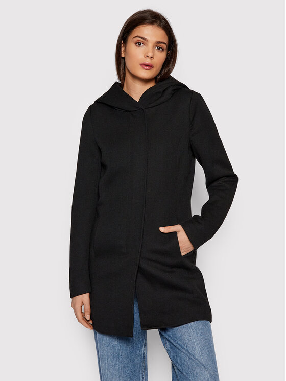 ONLY Płaszcz przejściowy Sedona 15142911 Czarny Regular Fit miniaturka