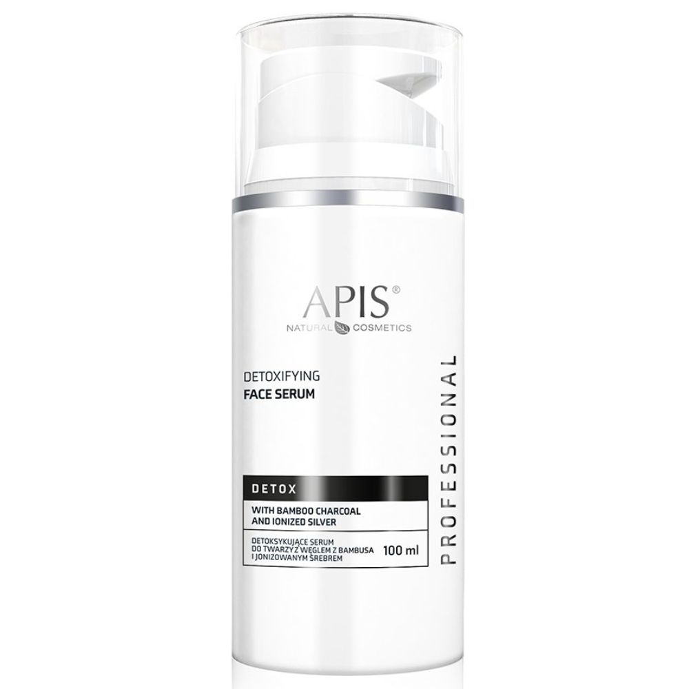 Apis detoksykujące serum do twarzy z węglem z bambusa i jonizowanym srebrem 100 ml