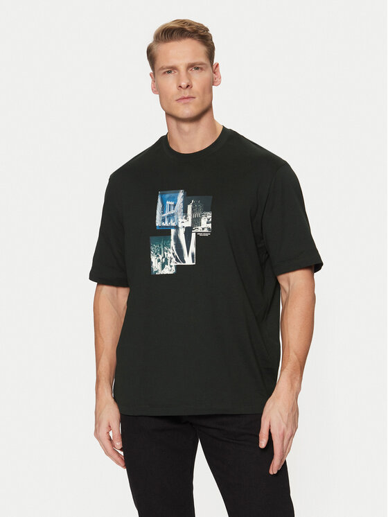 Armani Exchange T-Shirt XM000269 AF12112 UB001 Czarny Regular Fit