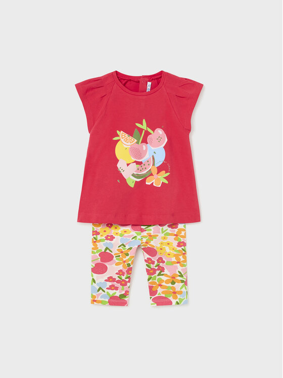Mayoral Komplet t-shirt i legginsy 1782 Kolorowy